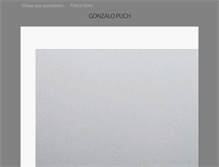 Tablet Screenshot of gonzalopuch.com